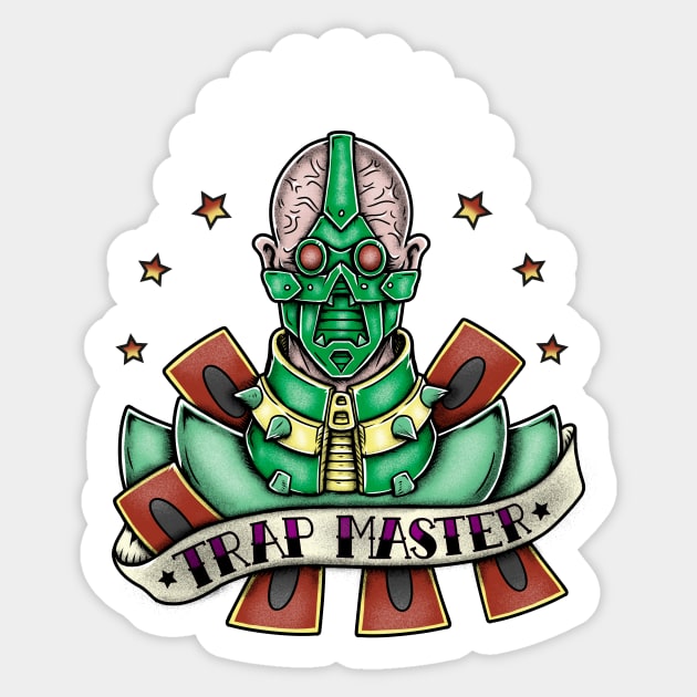 TRAP MASTER Sticker by Firebrander